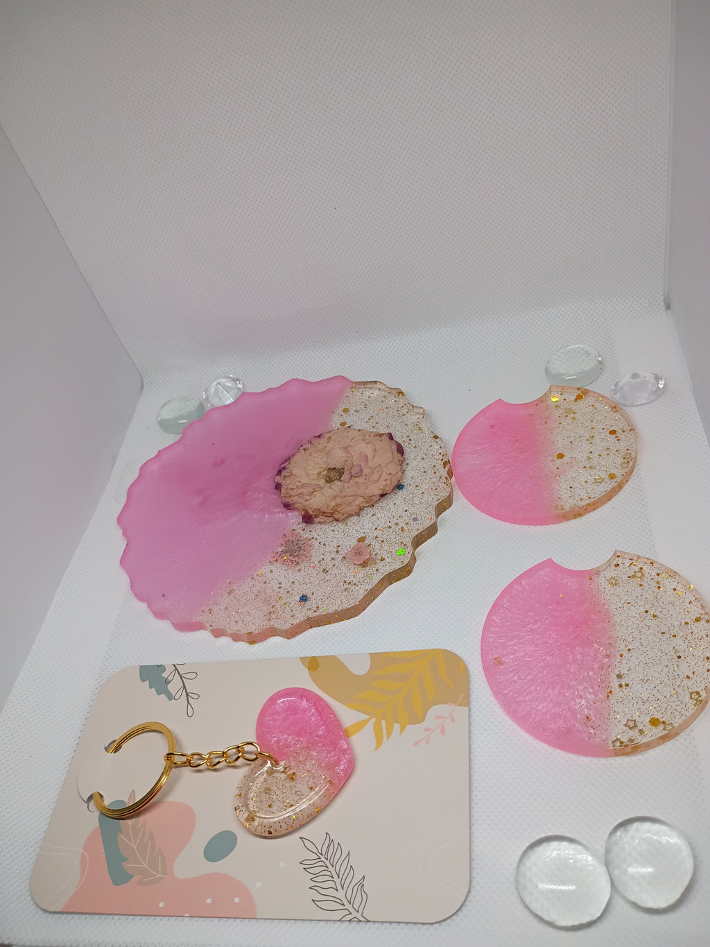 3 set coaster with free gift
